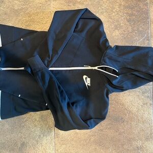 Nike Black Bomber Jacket with Classic Design